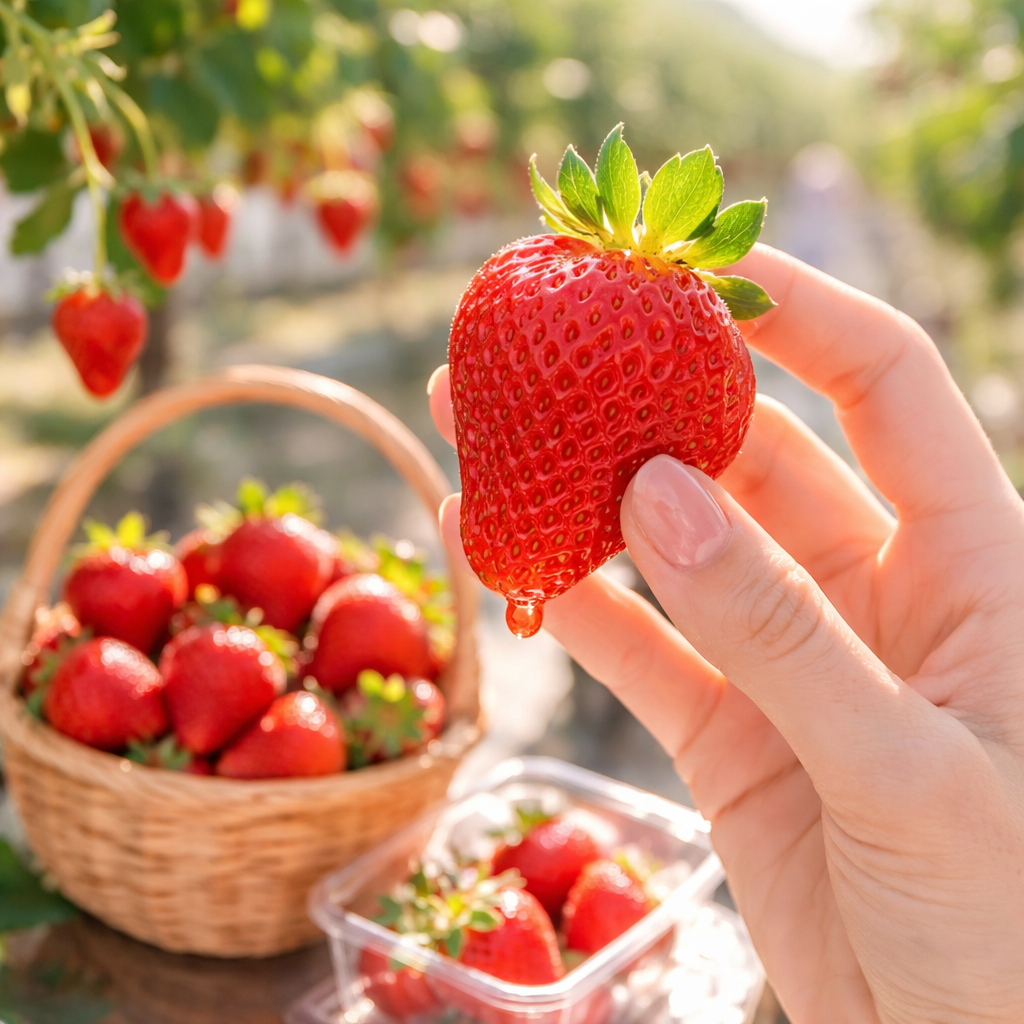 草莓采摘体验