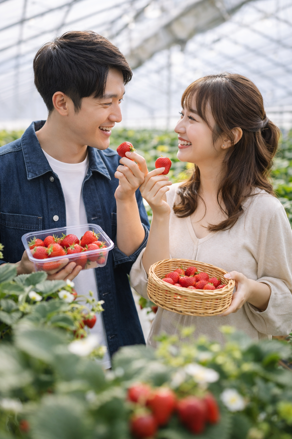 草莓采摘体验